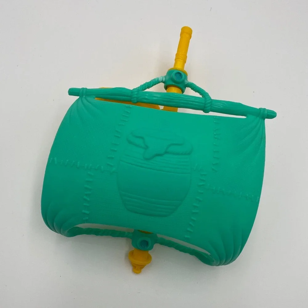 Vintage Disney Winnie the Pooh Ahoy There Pooh Replacement Ship Sail Piece Green